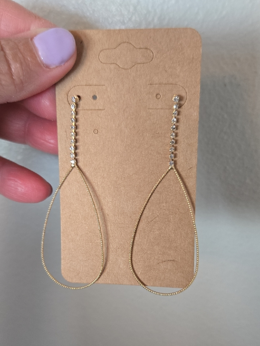 Nordstrom | Panacea Hammered Teardrop Earrings